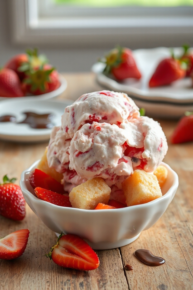 strawberry shortcake ice cream