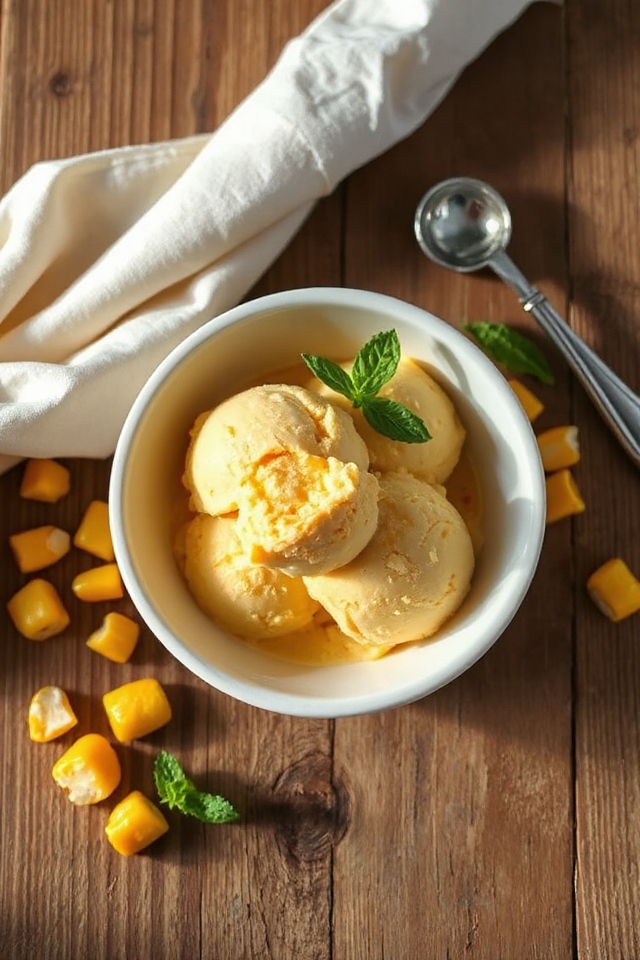 sweet corn ice cream