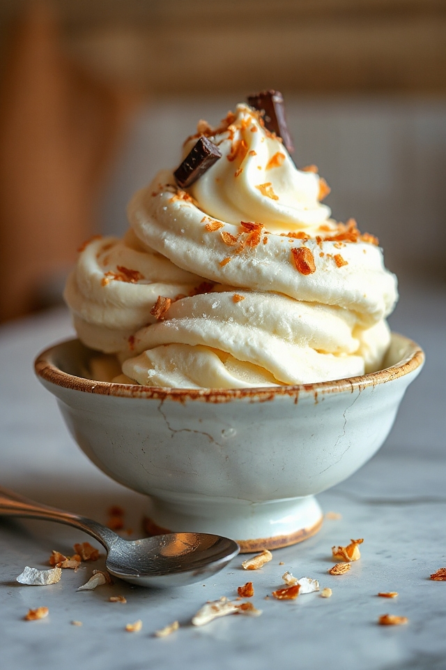 toasted coconut ice cream
