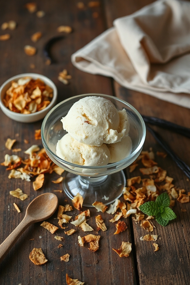 toasted coconut ice cream