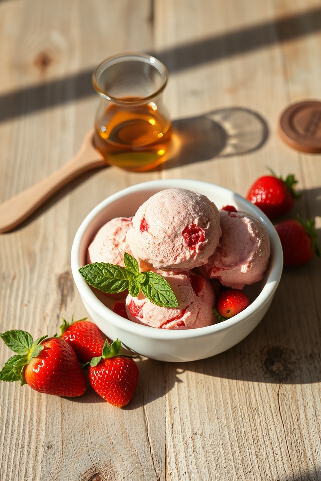 vegan strawberry ice cream recipe