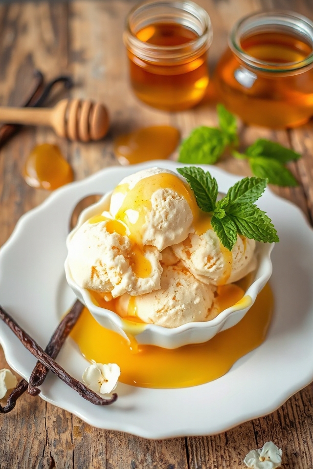 creamy honey vanilla treat